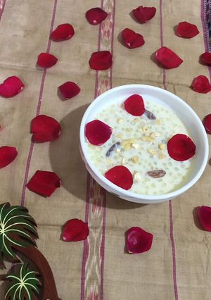 A picture of Sabudana Kheer.