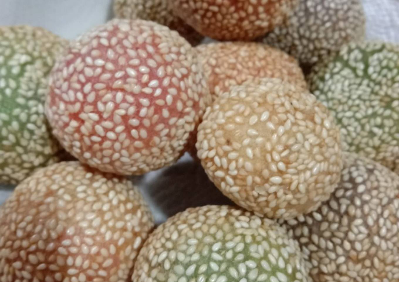 Kue Onde Onde isi kacang Hijau