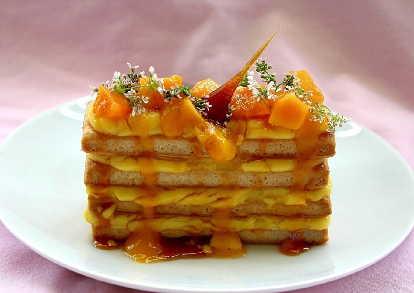 Popular cheesecake, pepper, caramel, mango, chutney and cheese