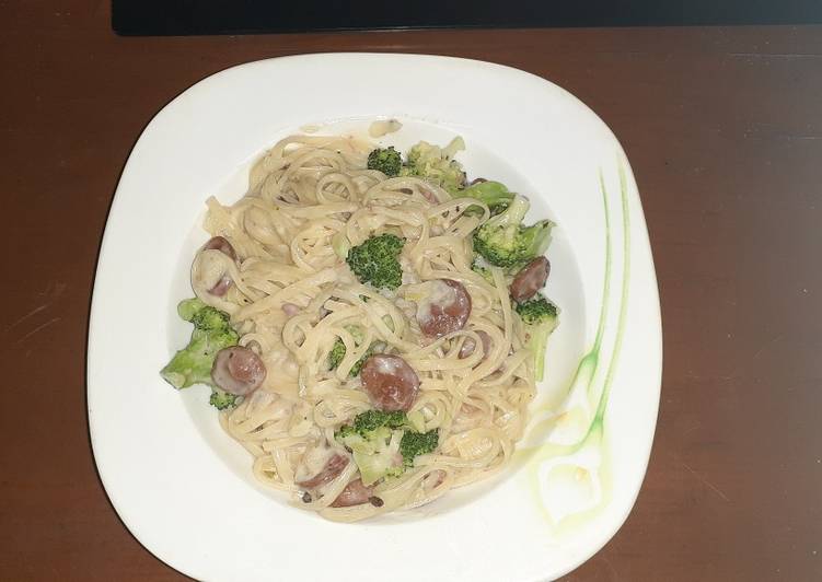 Resep Creamy Fettuccini Anti Gagal