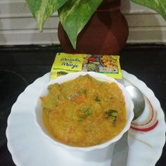 A picture of Pumpkin Masala with maggi masala e magic.