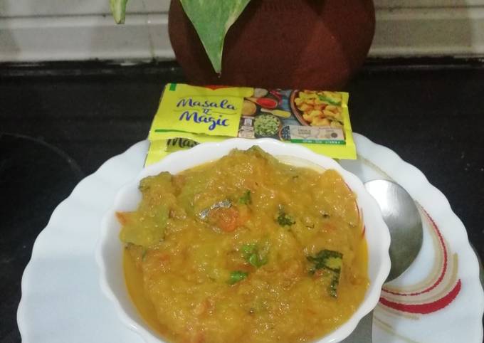 Pumpkin Masala with maggi masala e magic