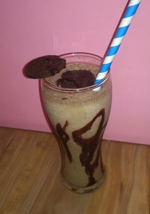 A picture of Oreo Shake at home.