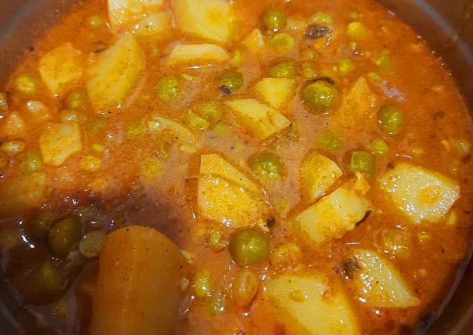 Simple Way to Prepare Eric Ripert Aloo matar(without onion and garlic)