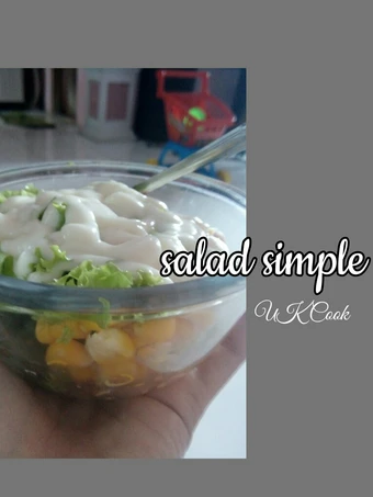 Cara Sederhana Menyiapkan Resep  Salad Simple yang Enak, Enak