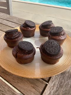 Une photo de Muffins chocolat oreo