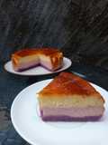 Ube Burnt Cheese Cake