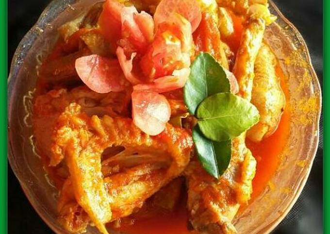 Resep: Ayam bumbu rujak pedas Anti Gagal