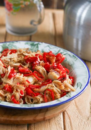 Foto resep Sambal Jamblang Ayam Suwir