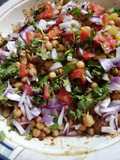 White Chana Chat with Homemade Masala