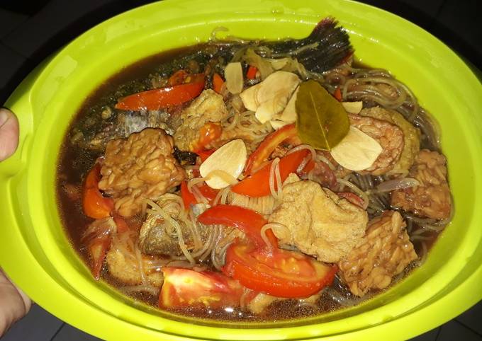 Semur mujair tahu tempe