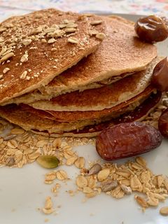 Una foto de Tortitas americanas para un desayuno saludable