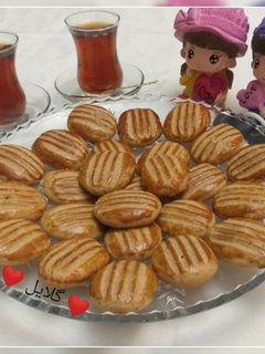 عکسی از دستور قرابیه عسل و دارچین 😋