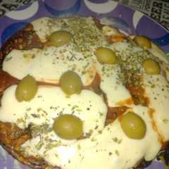 Una foto de Pizza de cebolla