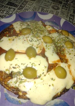 Una foto de Pizza de cebolla