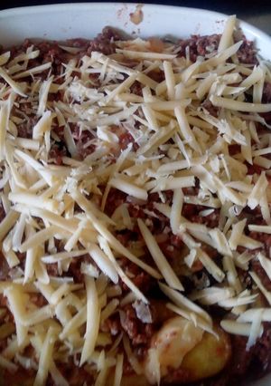 Una foto de Berenjenas fritas rellenas