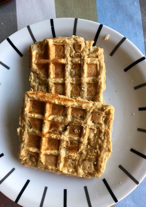 Una foto de Waffles de avena🧇