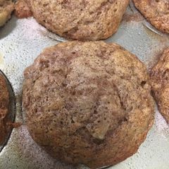 A picture of Banana Cinnamon Swirl Muffins.