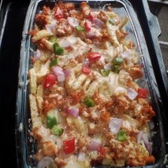 A picture of Pizza Fries.