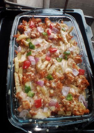 A picture of Pizza Fries.