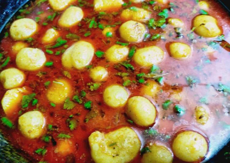 Easiest Way to Make Homemade Baby dum aloo