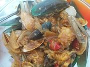 Gambar kerang bambu saos padang