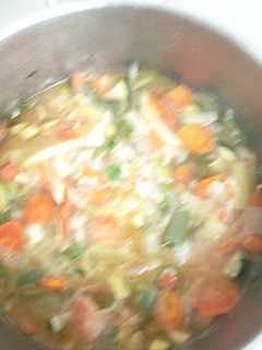 A picture of This vegetables soup.