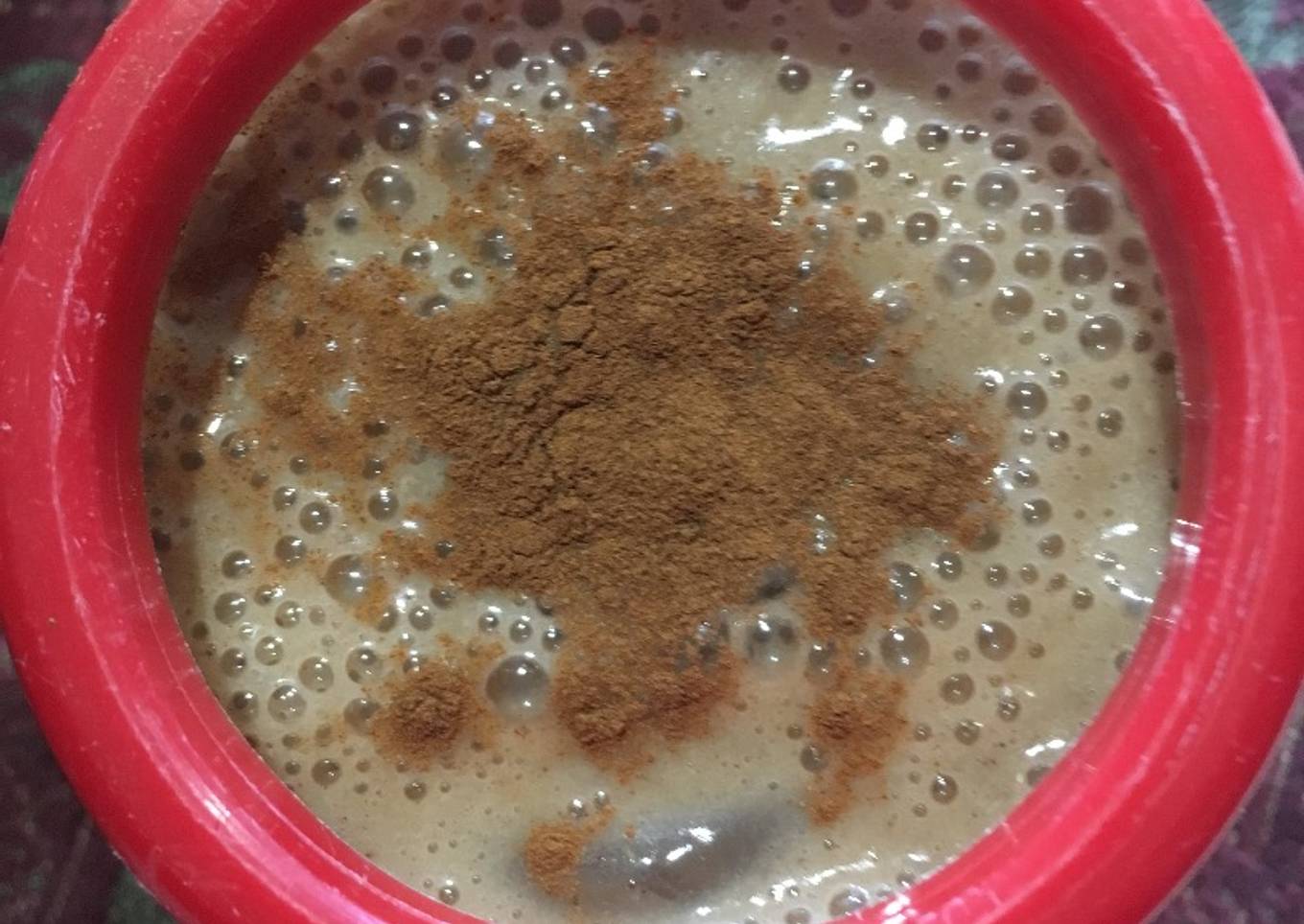 Batido de Choco-Banana-Calabaza, sin Lactosa (smoothie)