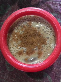 Una foto de Batido de Choco-Banana-Calabaza, sin Lactosa (smoothie)