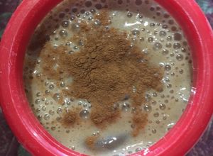 Una foto de Batido de Choco-Banana-Calabaza, sin Lactosa (smoothie)