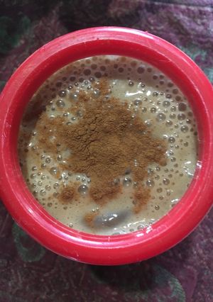 Una foto de Batido de Choco-Banana-Calabaza, sin Lactosa (smoothie)