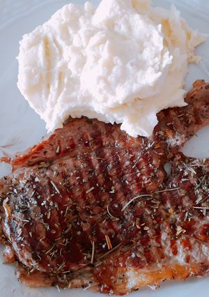 Una foto de Puré de papas bien cremoso y liviano