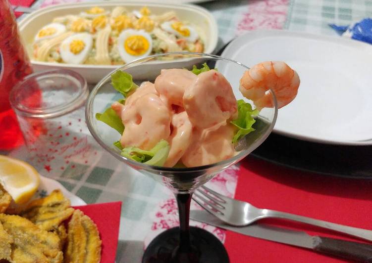 Ricetta Gamberetti In Salsa Rosa Fatta In Casa Di Marzia Giustiniani Cookpad