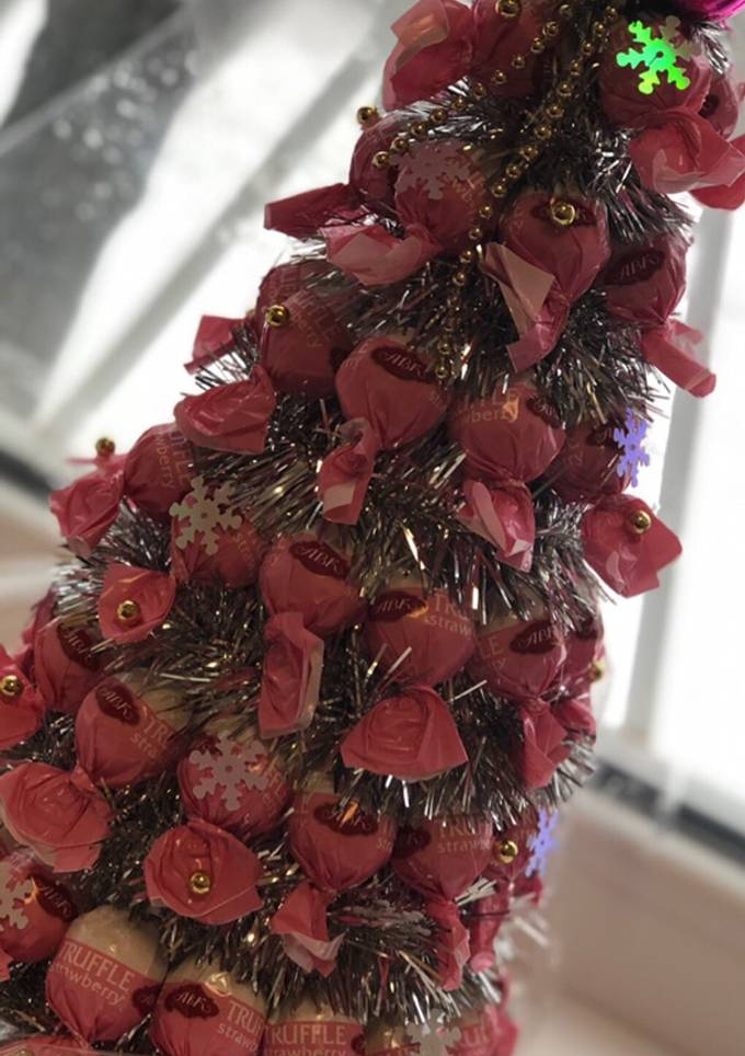 Елка из конфет