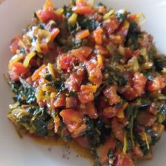 A picture of Mathi leaf carrot veg.