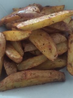 Una foto de Patatas Deluxe en el horno