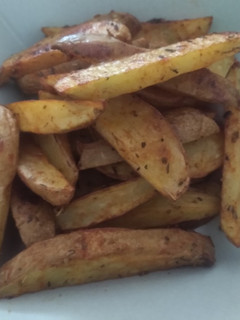 Una foto de Patatas Deluxe en el horno