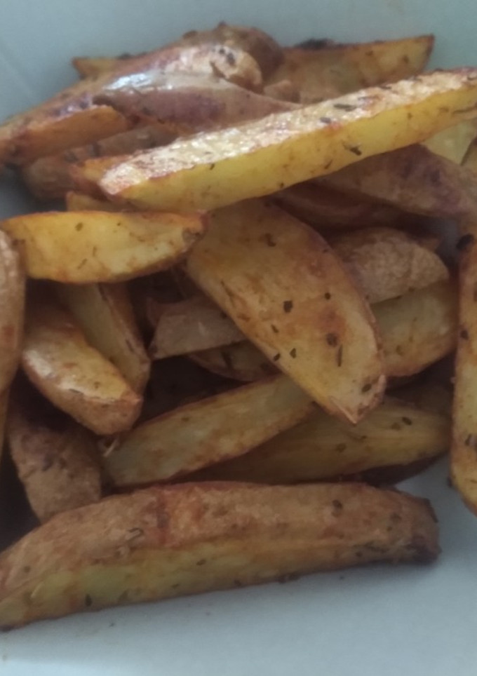 Una foto de Patatas Deluxe en el horno
