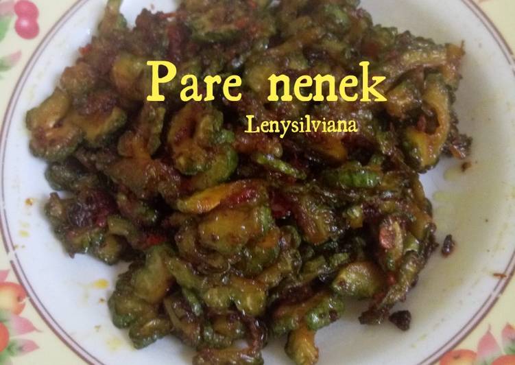 Resep: saat makan malamPare nenek