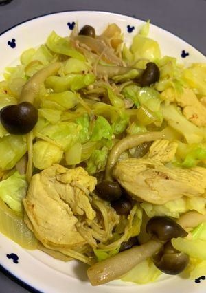 雞胸肉炒椰菜 的食譜成品照片