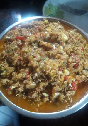 Una foto de Relleno de pollo para empanadas o tarta