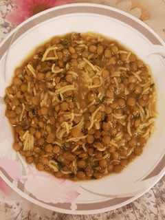 صورة لوصفة شوربة عدس أخضر