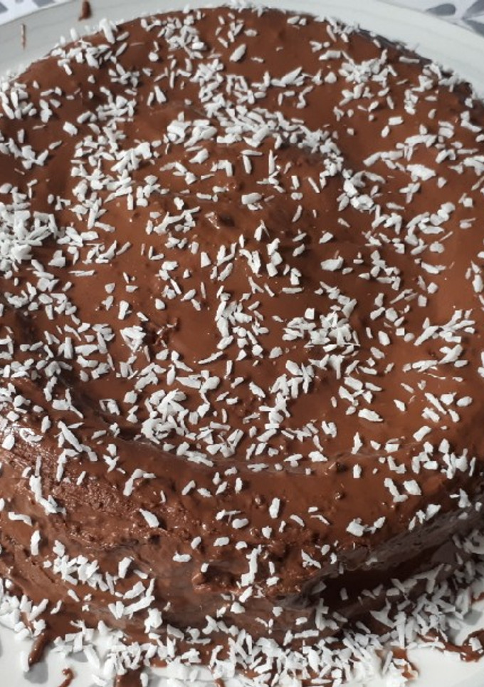 Una foto de Bizcocho de chocolate y coco