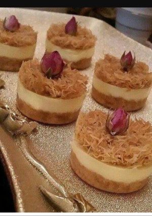 A picture of Kunafa Cheesecake Dessert.