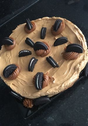 Una foto de Torta oreo y dulce de leche