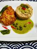 Green Curry Fried Chicken Rice Bowl