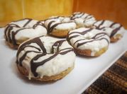 Una foto de relleno crema de avellanas