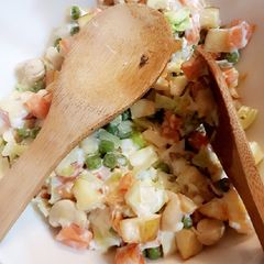 A picture of Creamy salad #Eidmeetup.
