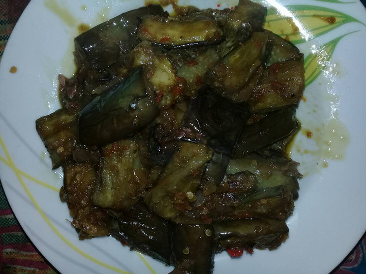  Cara gampang buat Sambal Terong Ungu  sedap