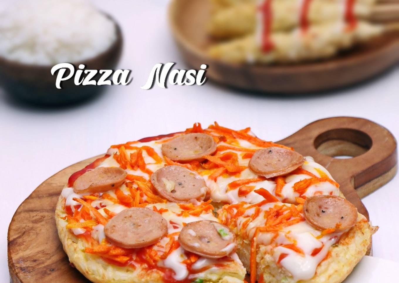 Pizza Nasi sarapan simple